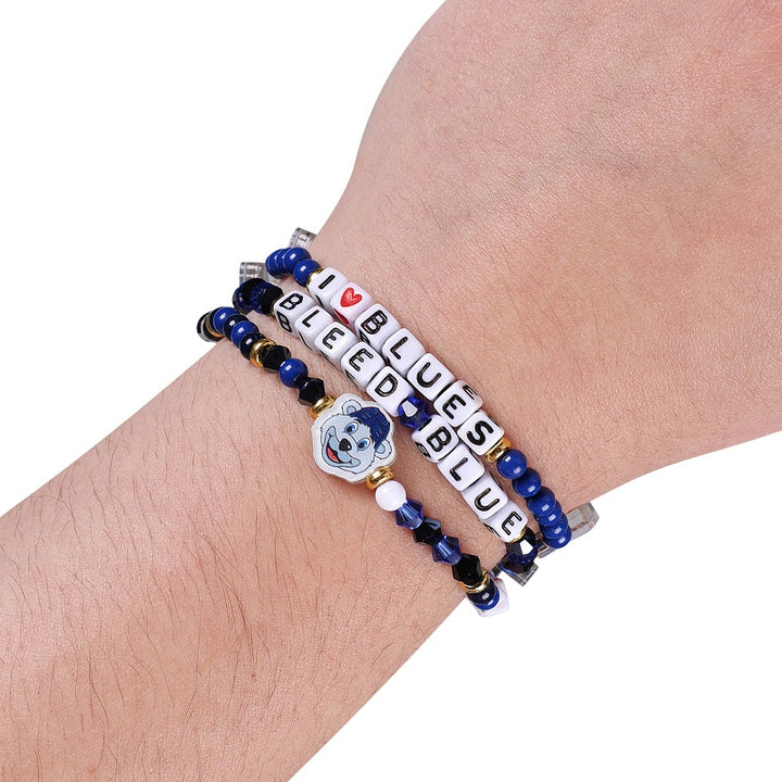 ST. LOUIS BLUES FOCO TEAM FRIENDSHIP BRACELETS - 3-PACK Accessories FOCO   