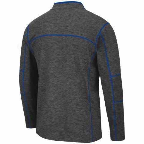 St. Louis Blues Men's Colosseum Contrast 1/4 Zip - Grey 1/4 Zip Colosseum   