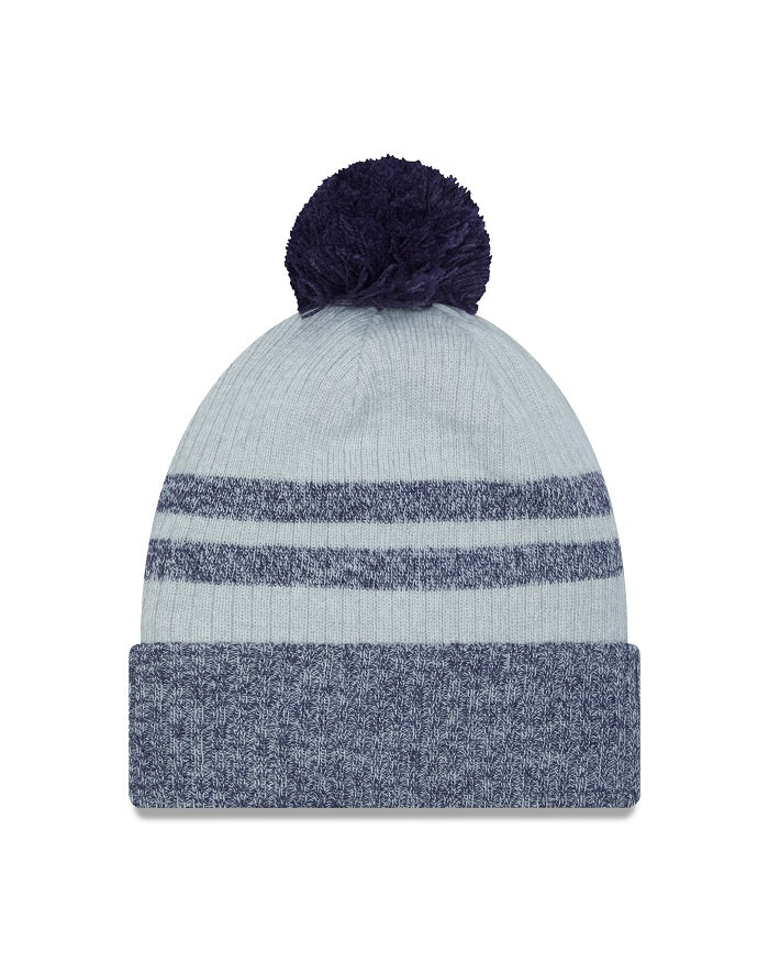 ST. LOUIS BLUES NEW ERA CIRCLE NOTE STRIPED POM KNIT - GREY/BLUE Knit New Era   