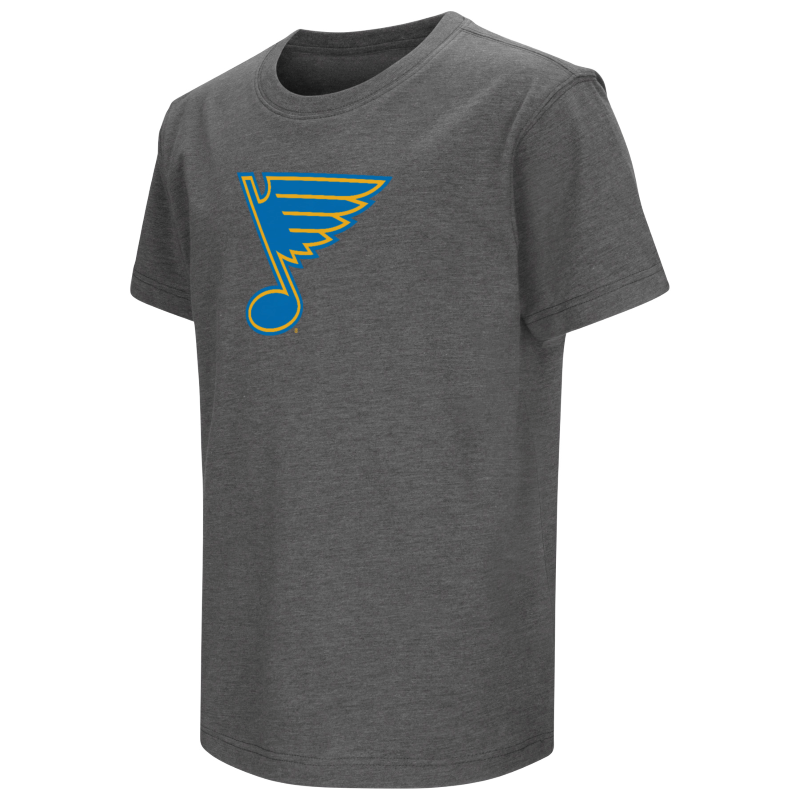 ST. LOUIS BLUES YOUTH NEW LOGO TEE - GREY T-shirt Colosseum