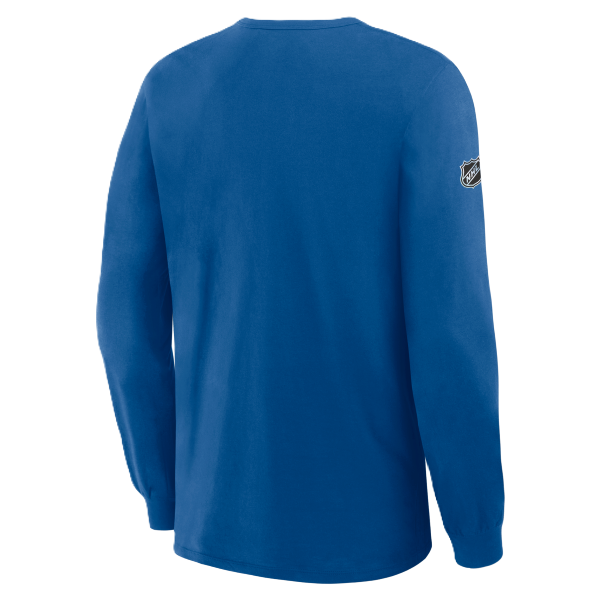 ST. LOUIS BLUES FANATICS AUTHENTIC PRO RINK LONG SLEEVE TEE - BLUE Long Sleeve Fanatics