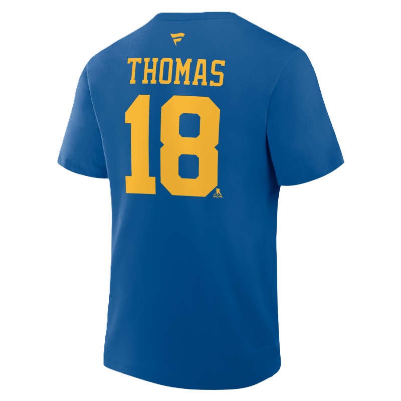 ST. LOUIS BLUES FANATICS NEW LOGO THOMAS HOME TEE - Blue T-shirt Fanatics