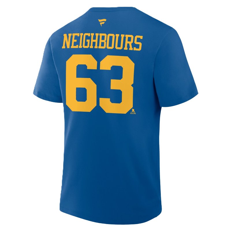 ST. LOUIS BLUES FANATICS NEW LOGO NEIGHBOURS HOME TEE - Blue T-shirt Fanatics