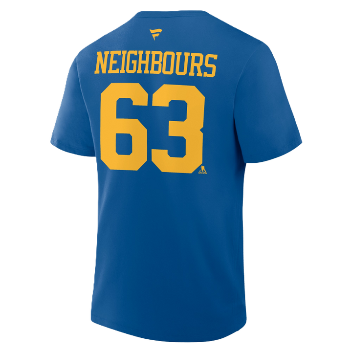 ST. LOUIS BLUES FANATICS NEW LOGO NEIGHBOURS HOME TEE - Blue T-shirt Fanatics
