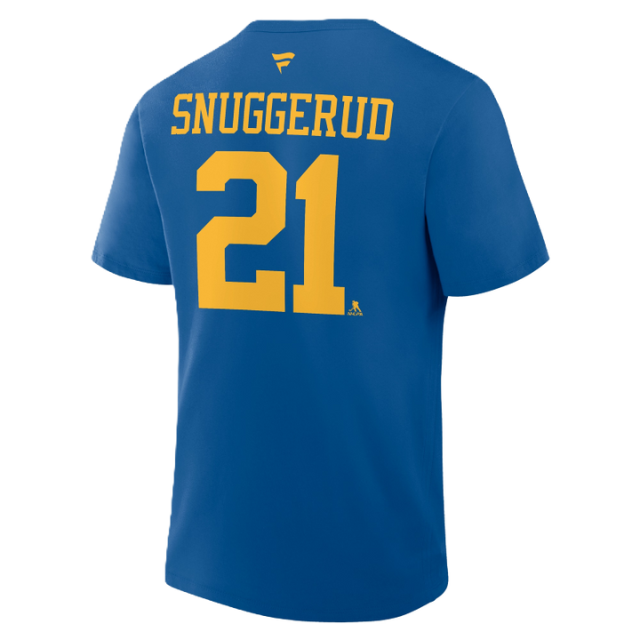 ST. LOUIS BLUES FANATICS NEW LOGO SNUGGERUD HOME TEE - Blue T-shirt Fanatics