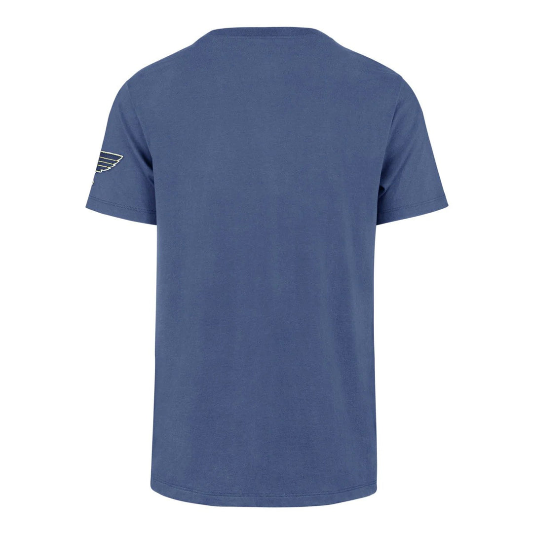 ST. LOUIS BLUES ’47 MENS WORD FIELDHOUSE T-SHIRT - BLUE T-shirt '47 Brand   