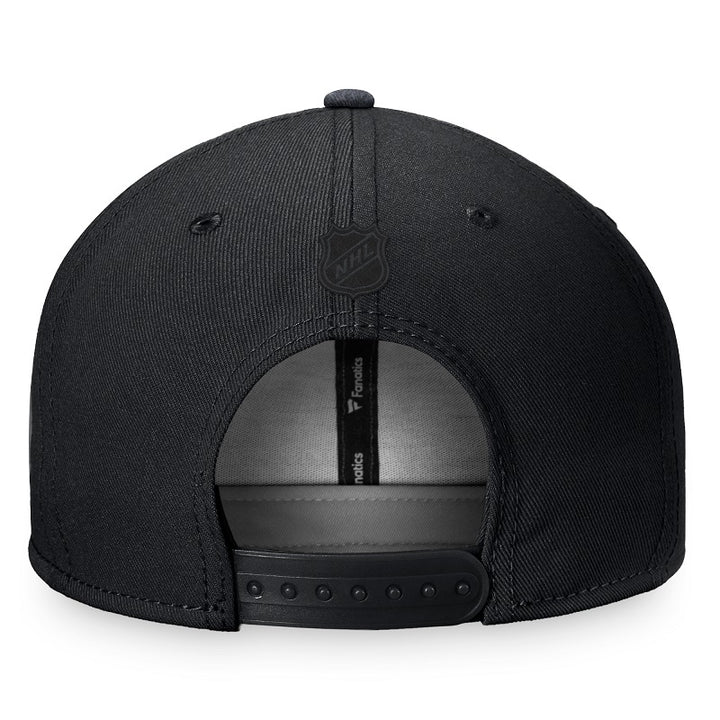 ST. LOUIS BLUES FANATICS TONAL NOTE FLAT SNAPBACK - BLACK