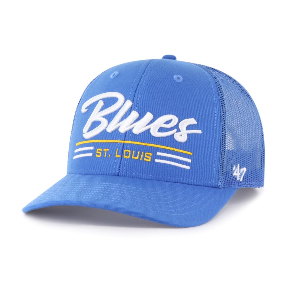 ST. LOUIS BLUES '47 GARNER MESH SNAPBACK - BLUE Hat '47 Brand