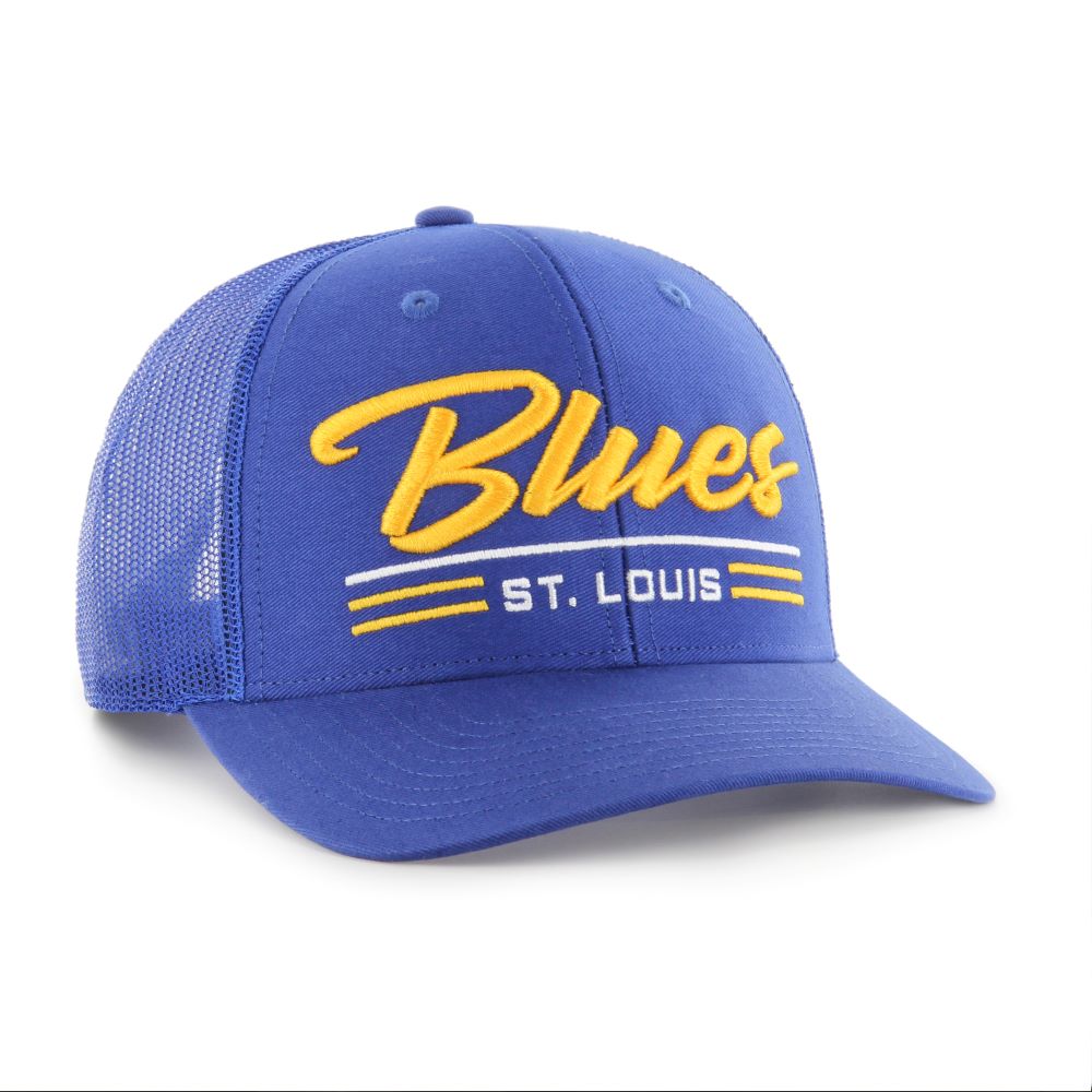 ST. LOUIS BLUES '47 GARNER MESH SNAPBACK - ROYAL Hat '47 Brand