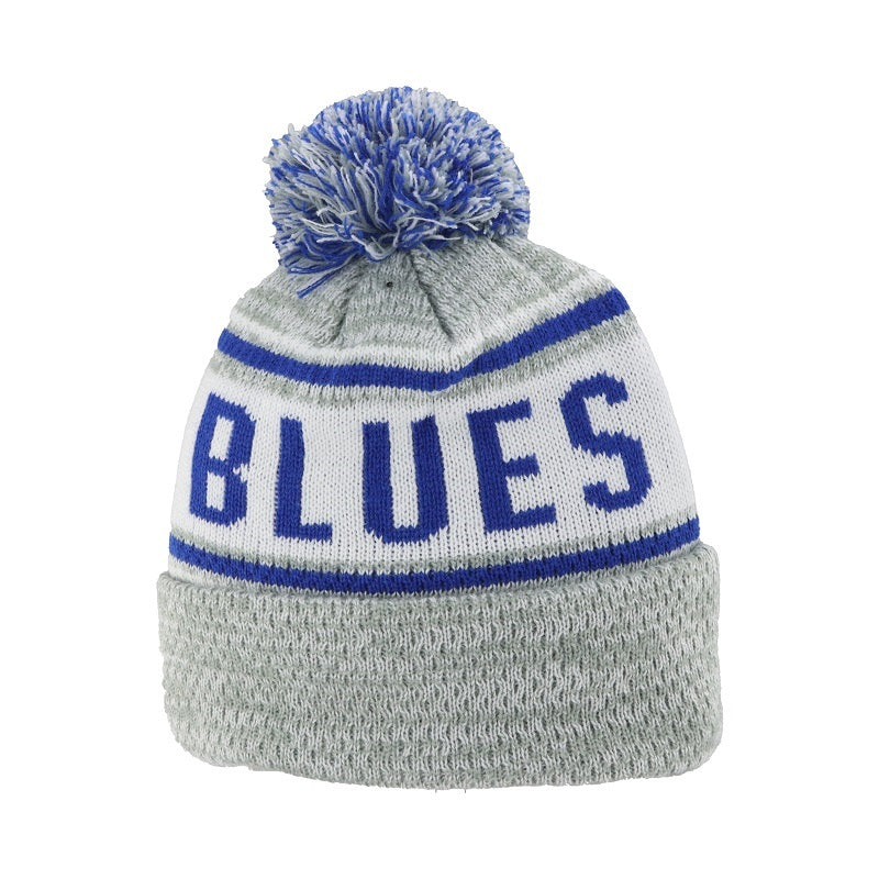 ST. LOUIS BLUES ZEPHYR SNAG 2 TONE POM KNIT - GREY Knit Zephyr   