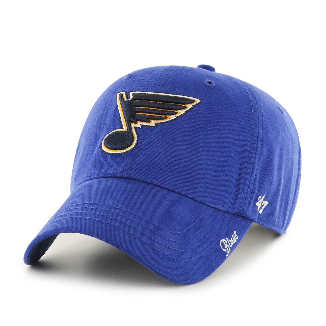 ST. LOUIS BLUES ’47 BRAND WOMENS MIATA CLEAN UP STRAPBACK HAT - ROYAL Hat '47 Brand   