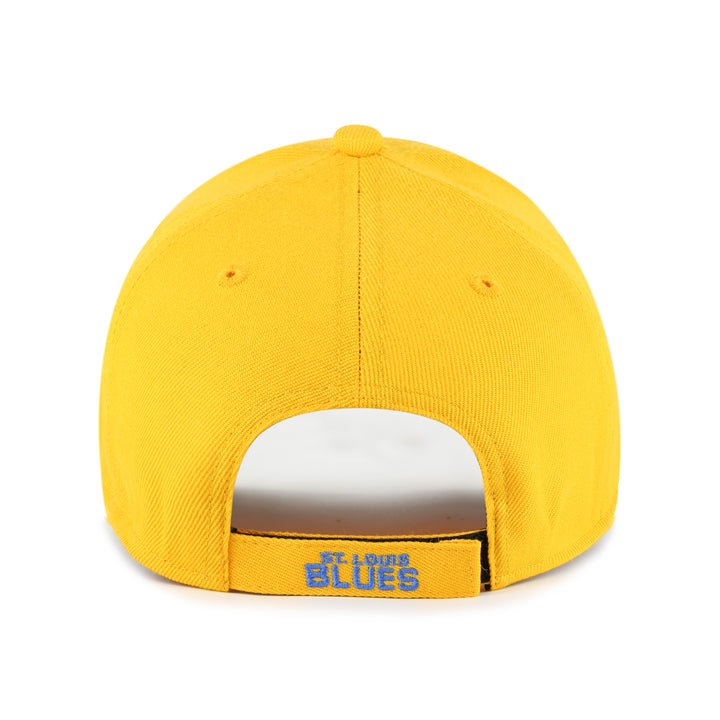 ST. LOUIS BLUES ’47 BRAND MVP VELCRO ADJUSTABLE HAT- GOLD Hat '47 Brand   