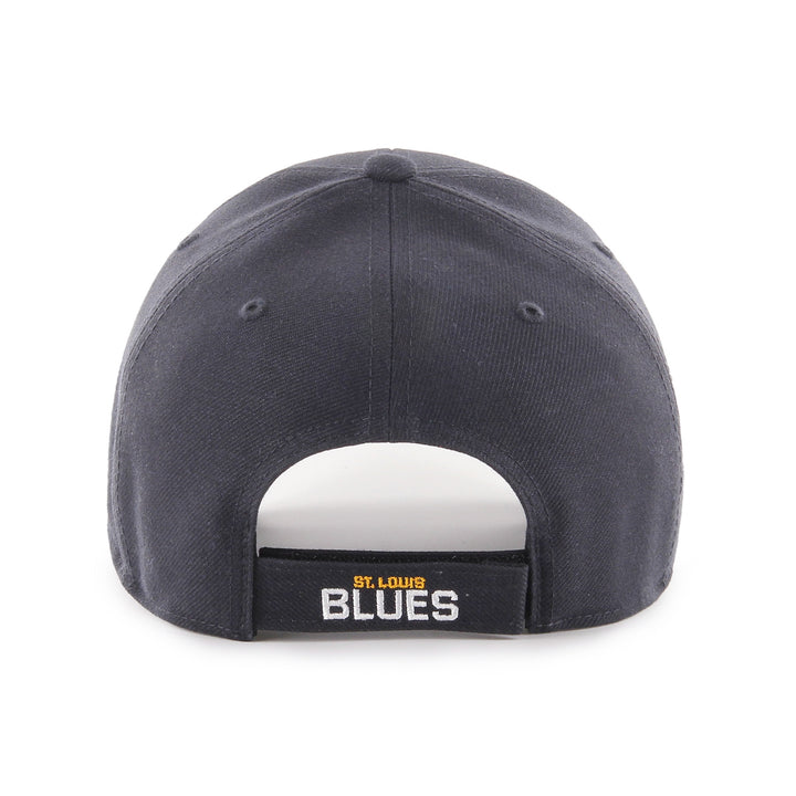 ST. LOUIS BLUES ’47 BRAND MVP VELCRO ADJUSTABLE HAT- NAVY