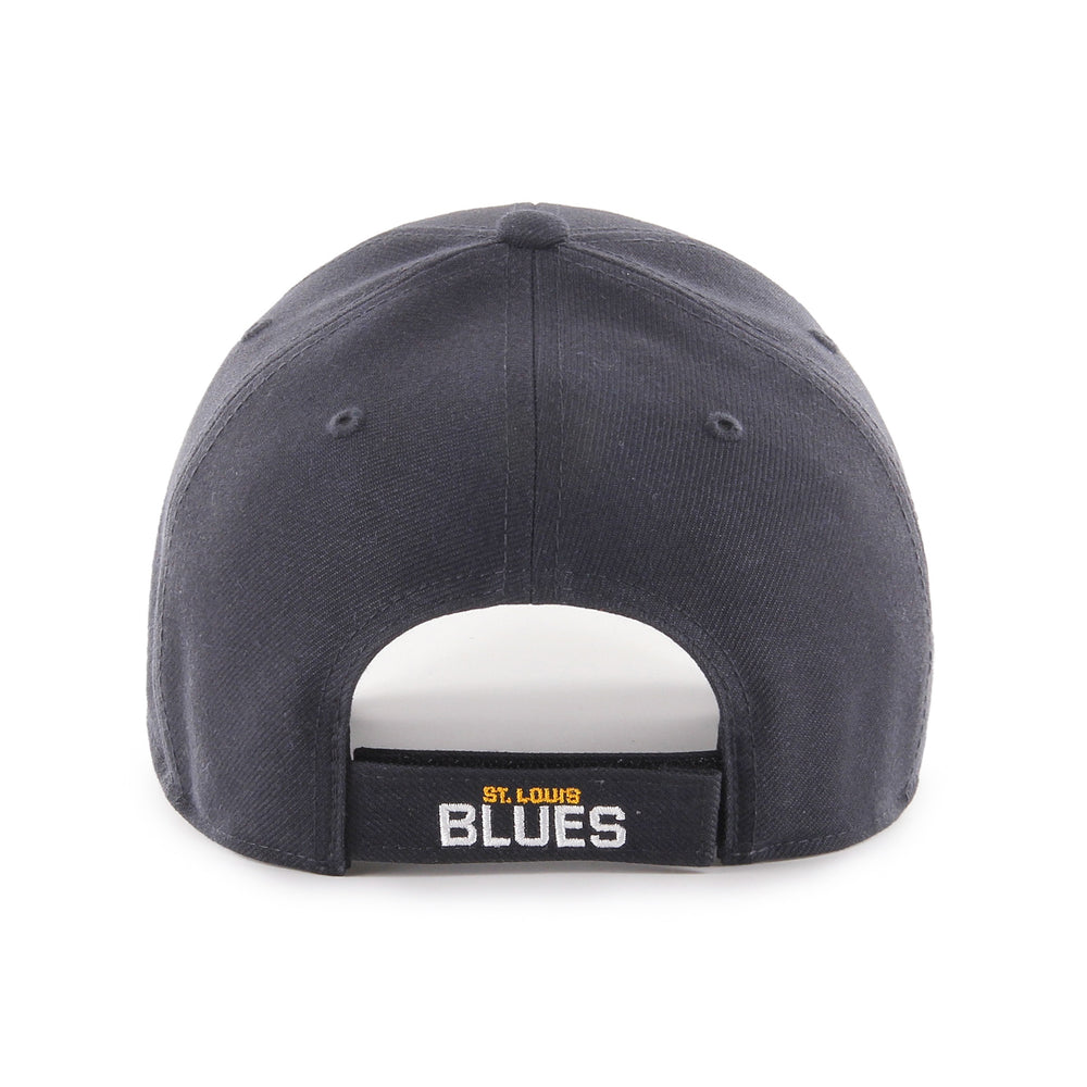 47 Brand St. Louis Blues Mesh Back Cap Stretch Fit White & Black Men's OS