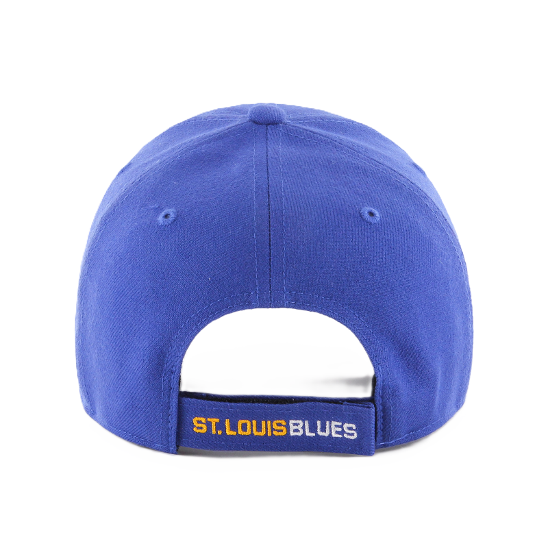 ST. LOUIS BLUES ’47 BRAND NOTE LOGO MVP ADJUSTABLE HAT - ROYAL Hat '47 Brand