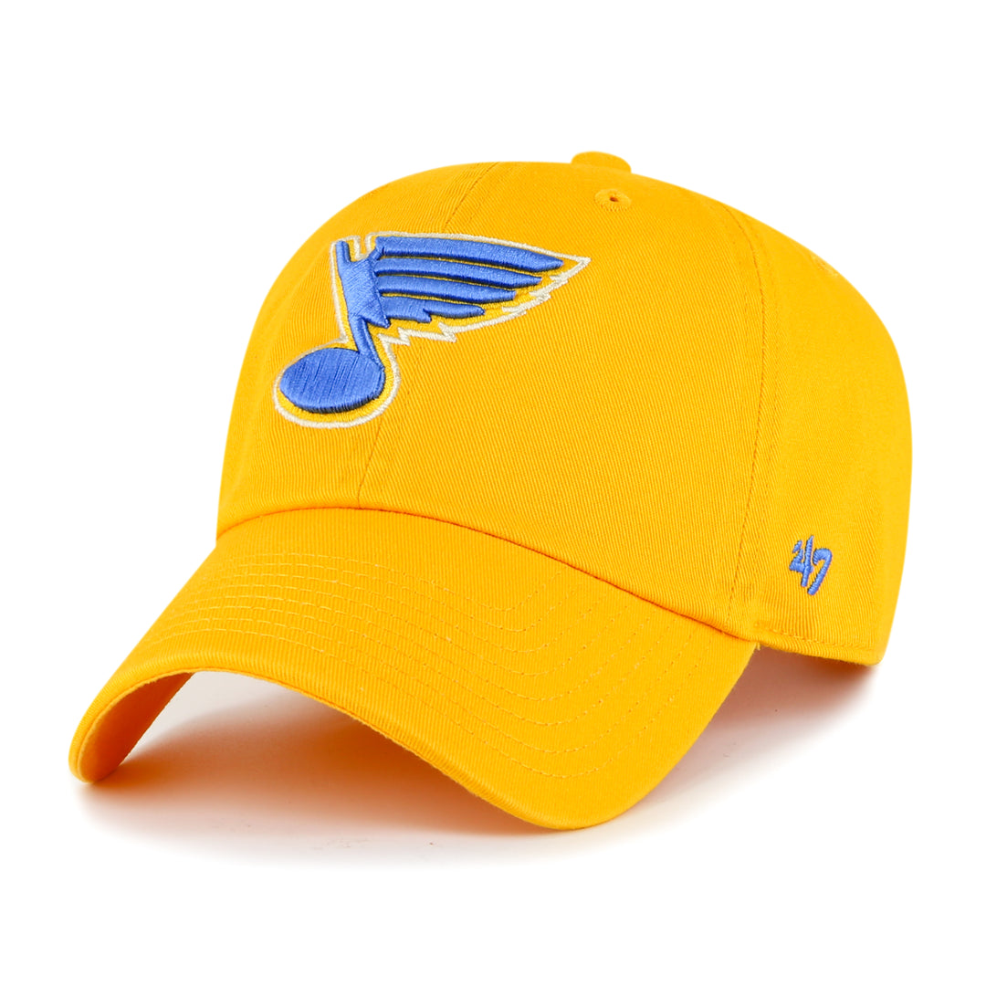 ST. LOUIS BLUES ’47 BLUE NOTE CLEANUP SNAPBACK - GOLD Hat '47 Brand