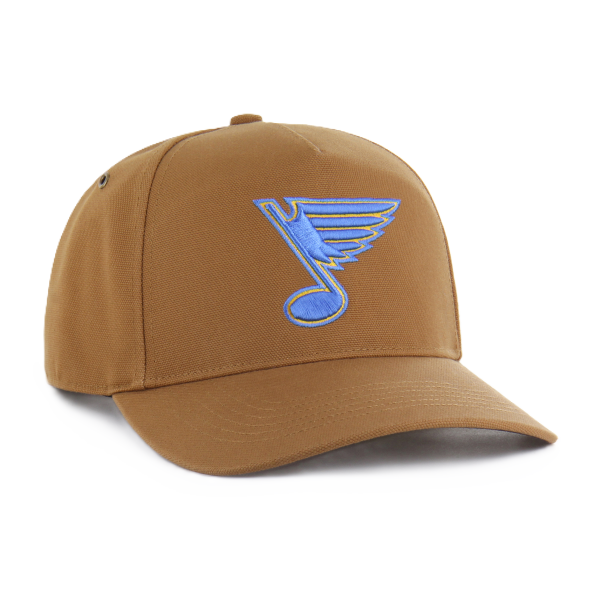 ST. LOUIS BLUES CARHARTT x '47 BRAND HITCH SNAPBACK - BROWN Adjustable Cap '47 Brand