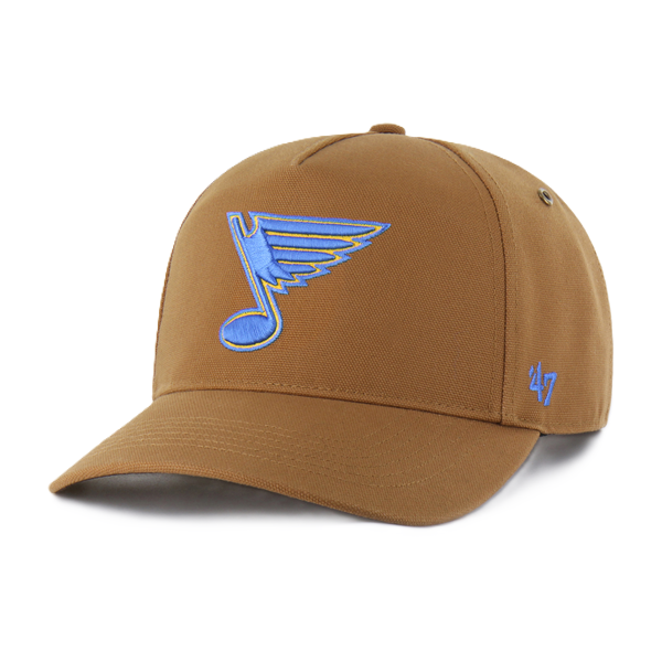 ST. LOUIS BLUES CARHARTT x '47 BRAND HITCH SNAPBACK - BROWN Snapback '47 Brand