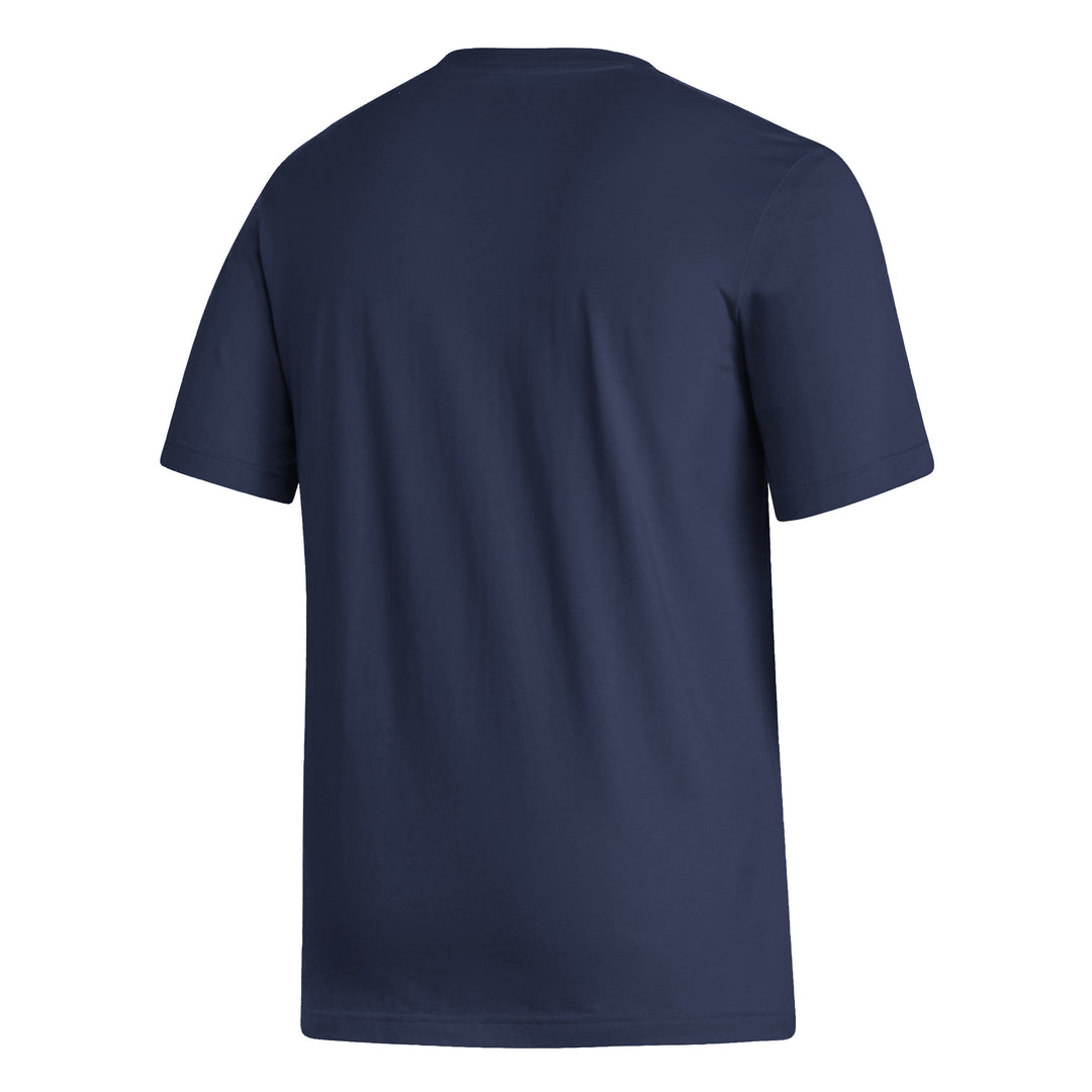 ST. LOUIS BLUES ADIDAS WORDMARK SHORT SLEEVE TEE -  NAVY