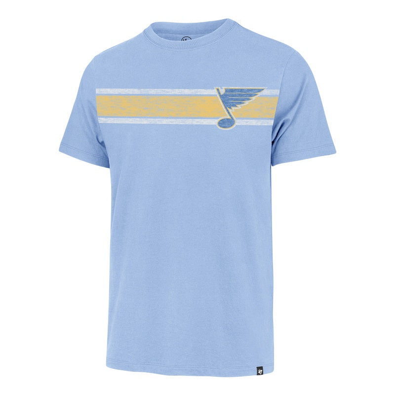 ST. LOUIS BLUES ’47 HERITAGE WAVELENGTH FRANKLIN TEE- BLUE T-shirt '47 Brand   