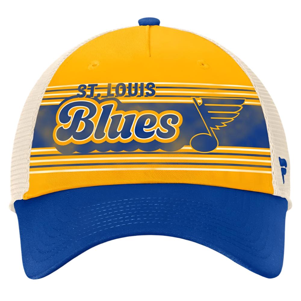 ST. LOUIS BLUES FANATICS HERITAGE 5-PANEL SNAPBACK - YELLOW/BLUE Hat Fanatics   