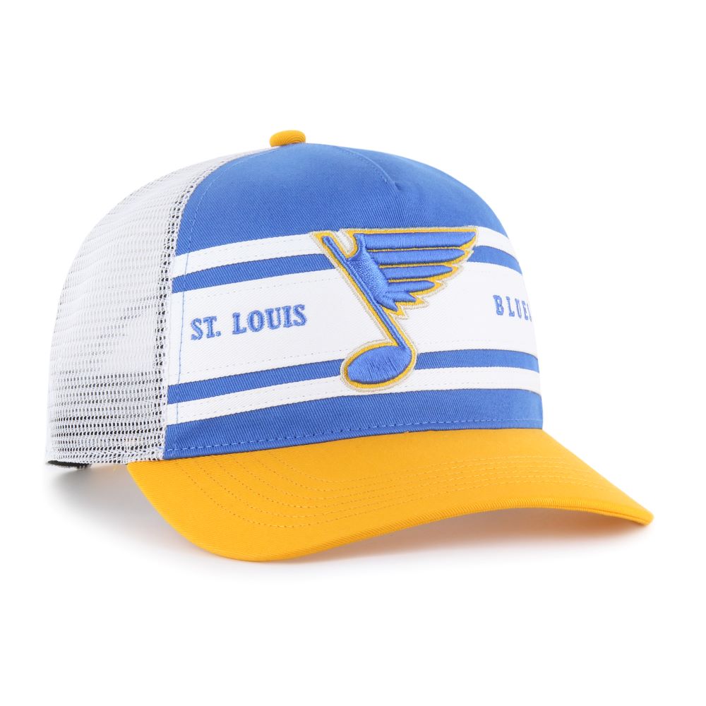 ST. LOUIS BLUES '47 HERITAGE DOUBLEHEADER MESH SNAPBACK - MULTI Hat '47 Brand