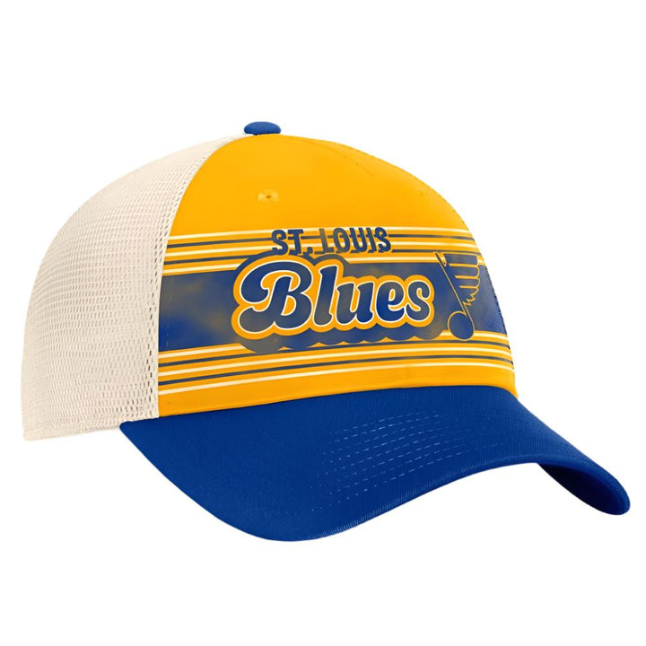 ST. LOUIS BLUES FANATICS HERITAGE 5-PANEL SNAPBACK - YELLOW/BLUE Hat Fanatics   