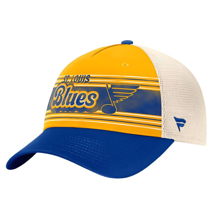 ST. LOUIS BLUES FANATICS HERITAGE 5-PANEL SNAPBACK - YELLOW/BLUE Hat Fanatics   