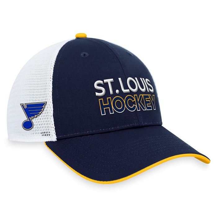 ST. LOUIS BLUES FANATICS HOCKEY SNAPBACK - NAVY Hat Fanatics   