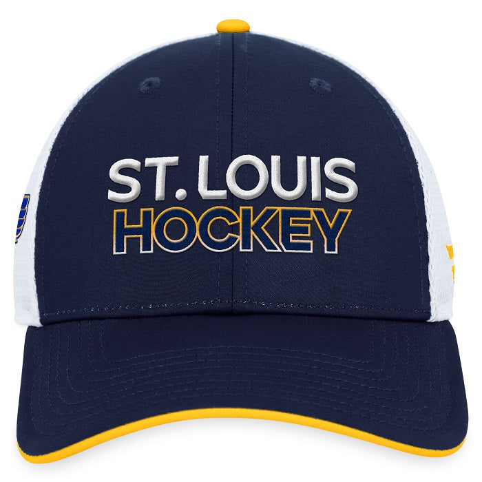 ST. LOUIS BLUES FANATICS HOCKEY SNAPBACK - NAVY