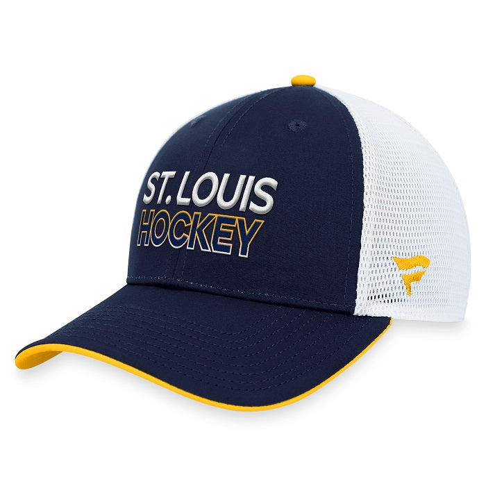 ST. LOUIS BLUES FANATICS HOCKEY SNAPBACK - NAVY Hat Fanatics   