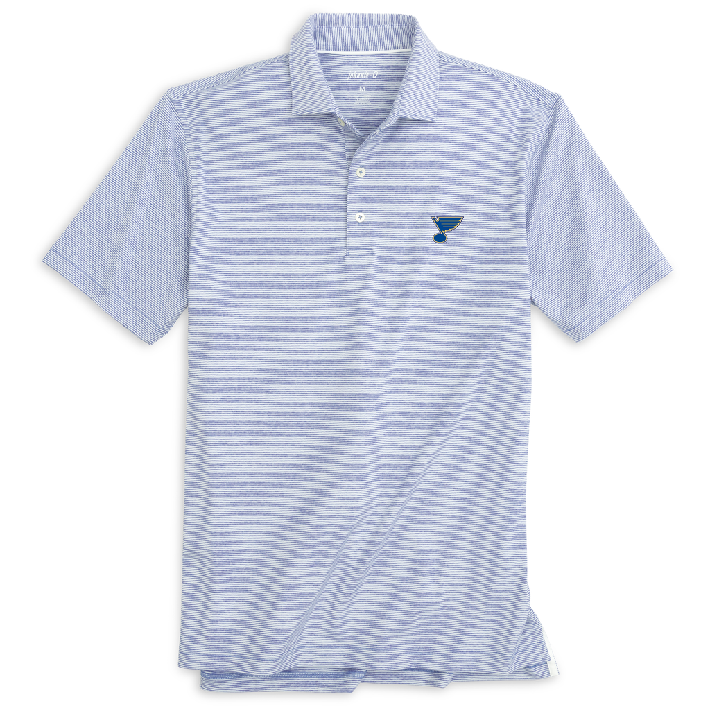ST. LOUIS BLUES JOHNNIE-O LYNDONN STRIPED POLO – STL Authentics