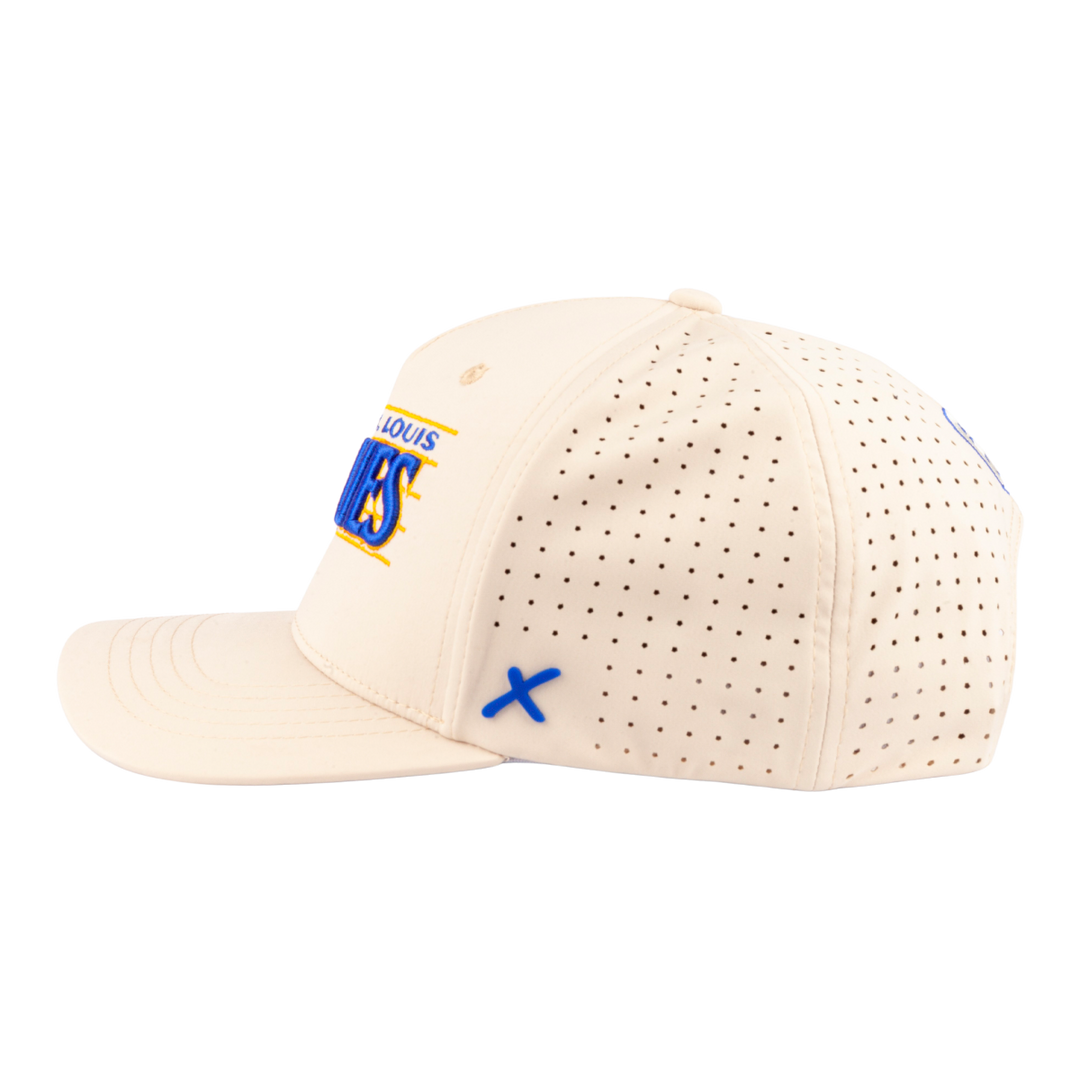 ST. LOUIS BLUES CAPX TREBLE WORDMARK PERFORMANCE SNAPBACK ST. LOUIS BLUES CAPX TREBLE WORDMARK PERFORMANCE SNAPBACK