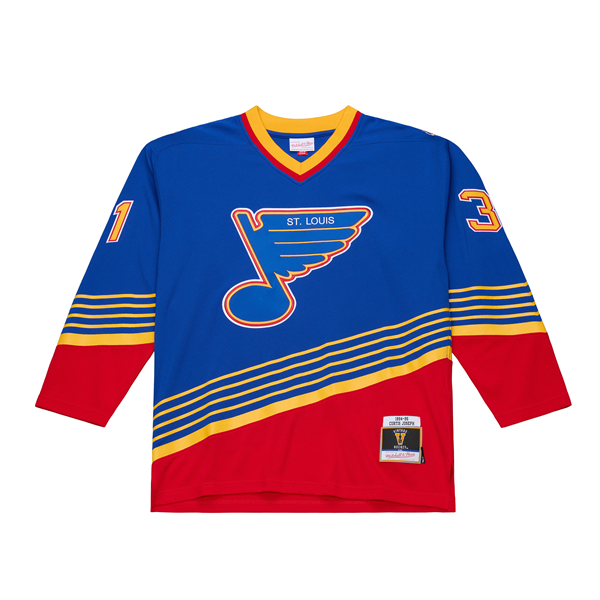 ST. LOUIS BLUES MITCHELL & NESS POWER PLAY ROAD JERSEY - JOSEPH #31 JERSEY Mitchell & Ness
