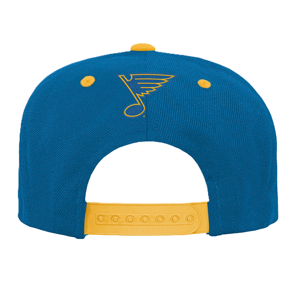 ST. LOUIS BLUES OUTERSTUFF KID'S BLUES HOCKEY SNAPBACK - BLUE/GOLD Snapback OUTERSTUFF
