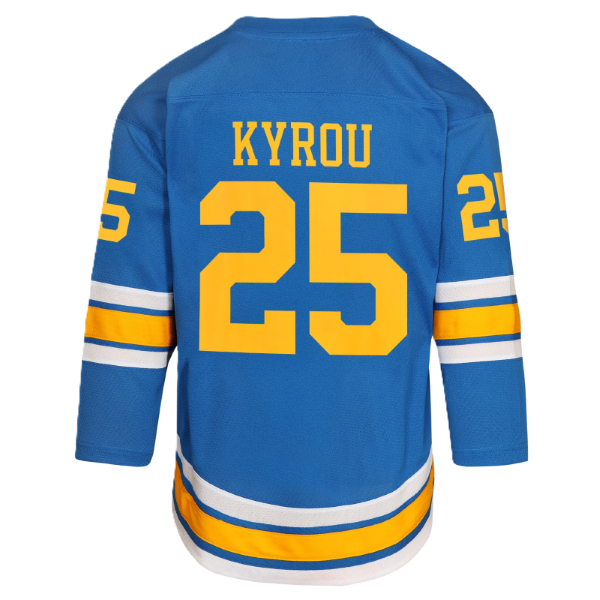 ST. LOUIS BLUES OUTERSTUFF YOUTH HOME JERSEY - KYROU #25 Jersey Outerstuff