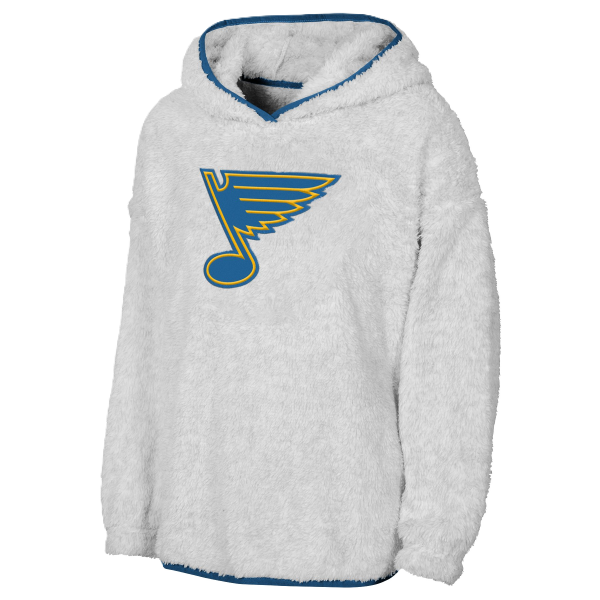 ST. LOUIS BLUES OUTERSTUFF GIRLS ULTIMATE HOODIE – NATURAL Kids Youth Hoodie Outerstuff