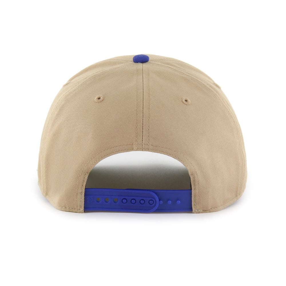 ST. LOUIS BLUES '47 TRUMPET CITY LINE SNAPBACK - KHAKI/ROYAL Hat '47 Brand