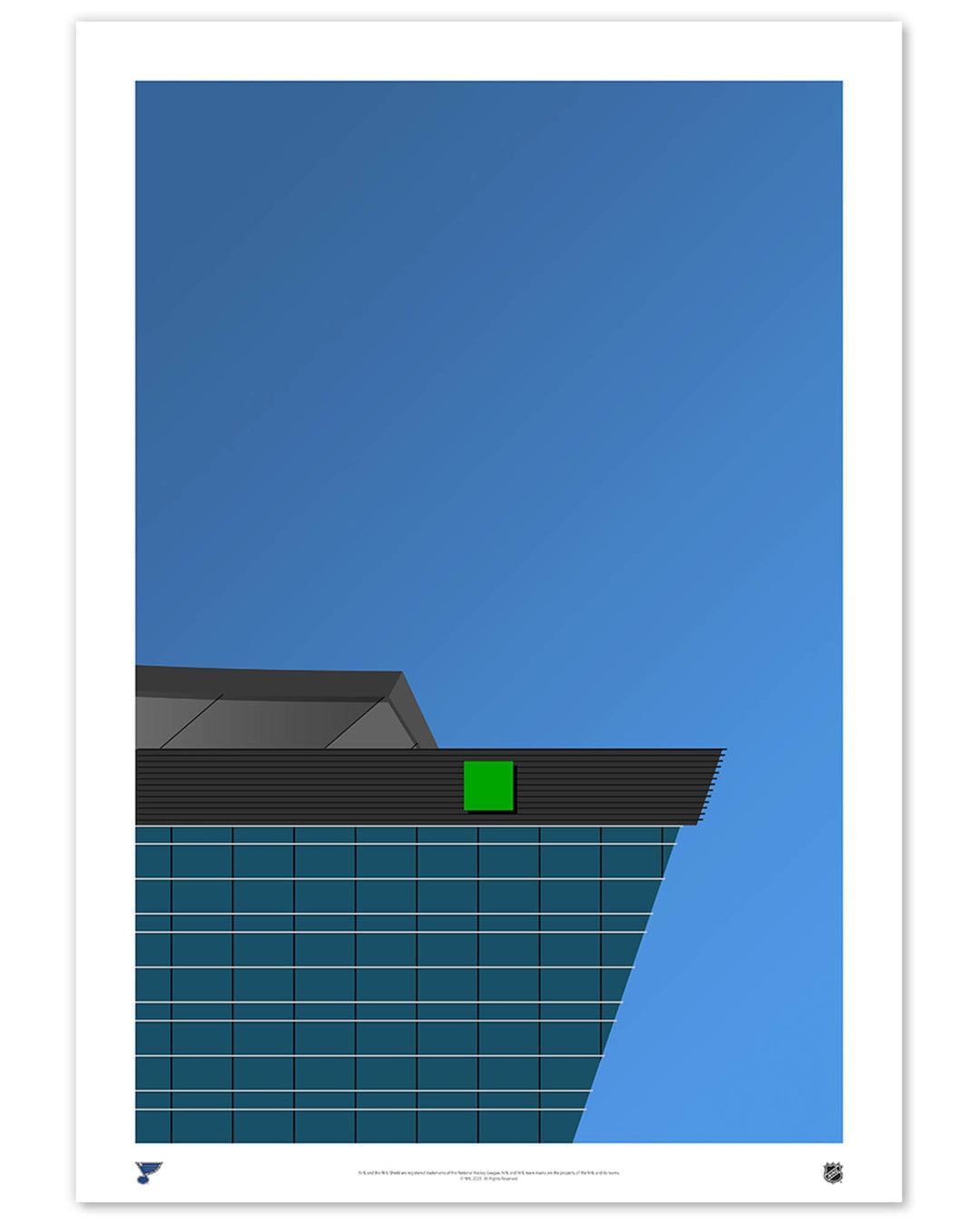 Minimalist Enterprise Center Art Print Art Print S. Preston Art + Designs Print only Medium Art Print 