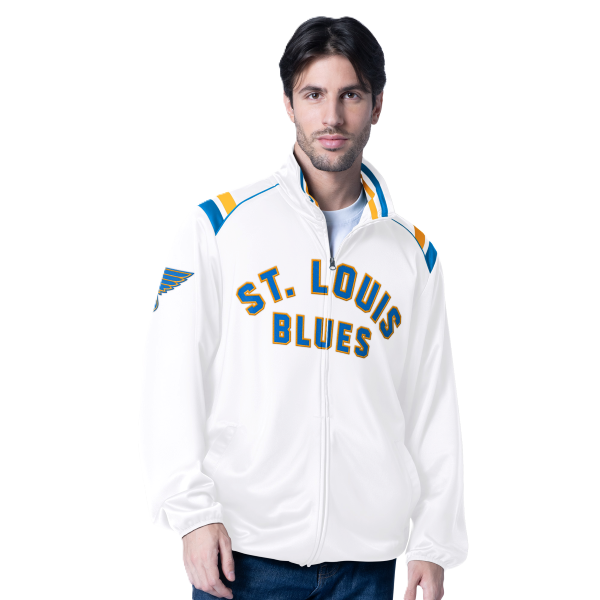 BLUES ARCH WORKMARK TRACK JACKET - WHITE Jacket G-III