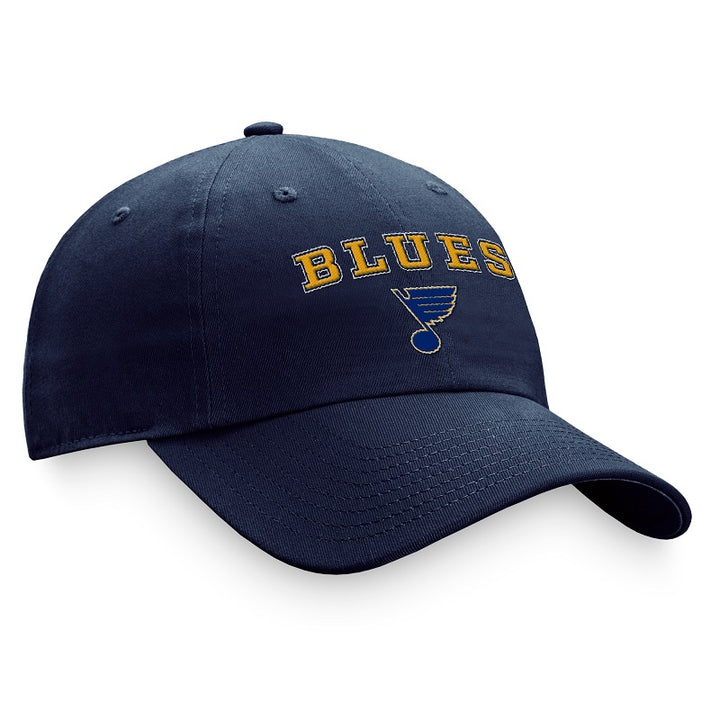 ST. LOUIS BLUES FANATICS LADIES ARCH STRAPBACK ADJUSTABLE - NAVY Hat Fanatics   