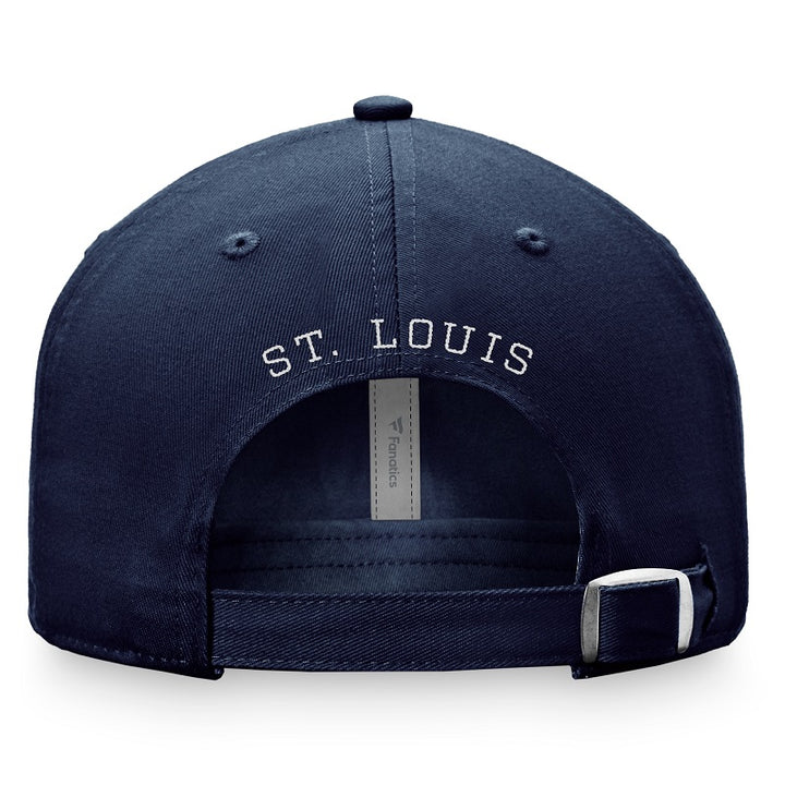 ST. LOUIS BLUES FANATICS LADIES ARCH STRAPBACK ADJUSTABLE - NAVY Hat Fanatics   