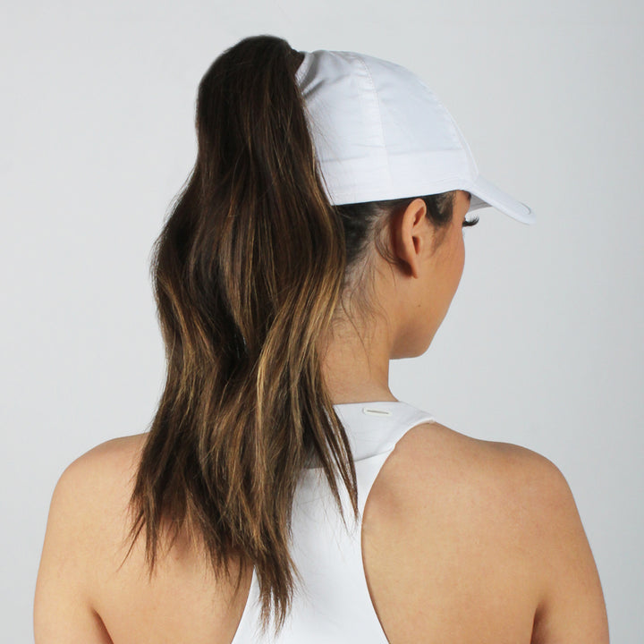 ST. LOUIS BLUES DAVID AND YOUNG PONYFLO LADIES HAT - WHITE Hat David and Young   