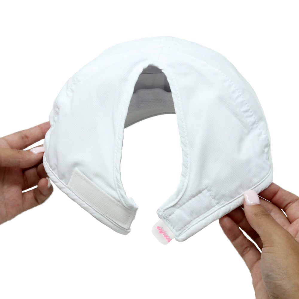 ST. LOUIS BLUES DAVID AND YOUNG PONYFLO LADIES HAT - WHITE Hat David and Young   