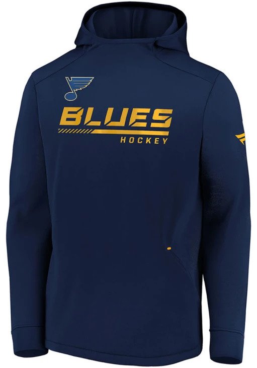 ST. LOUIS BLUES FANATICS TRAVEL ALL PRO HOODIE - NAVY