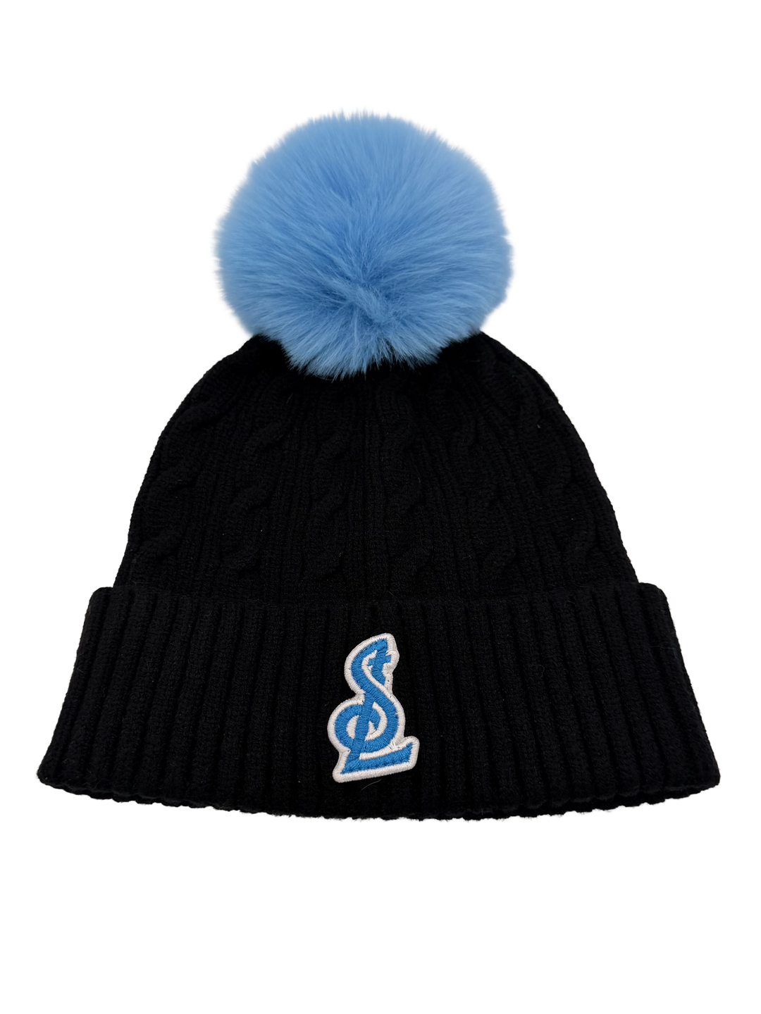 LADIES LUSSO STL AUDREY POM KNIT - BLACK Knit Lusso