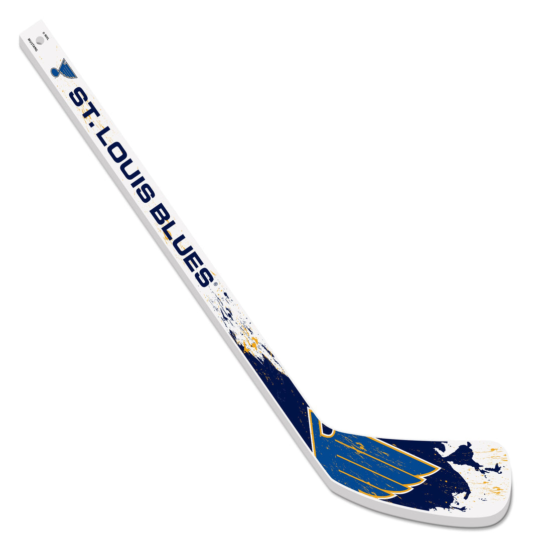 St. Louis Blues Mini Stick - Wood Splatter Accessories Sports Decor   