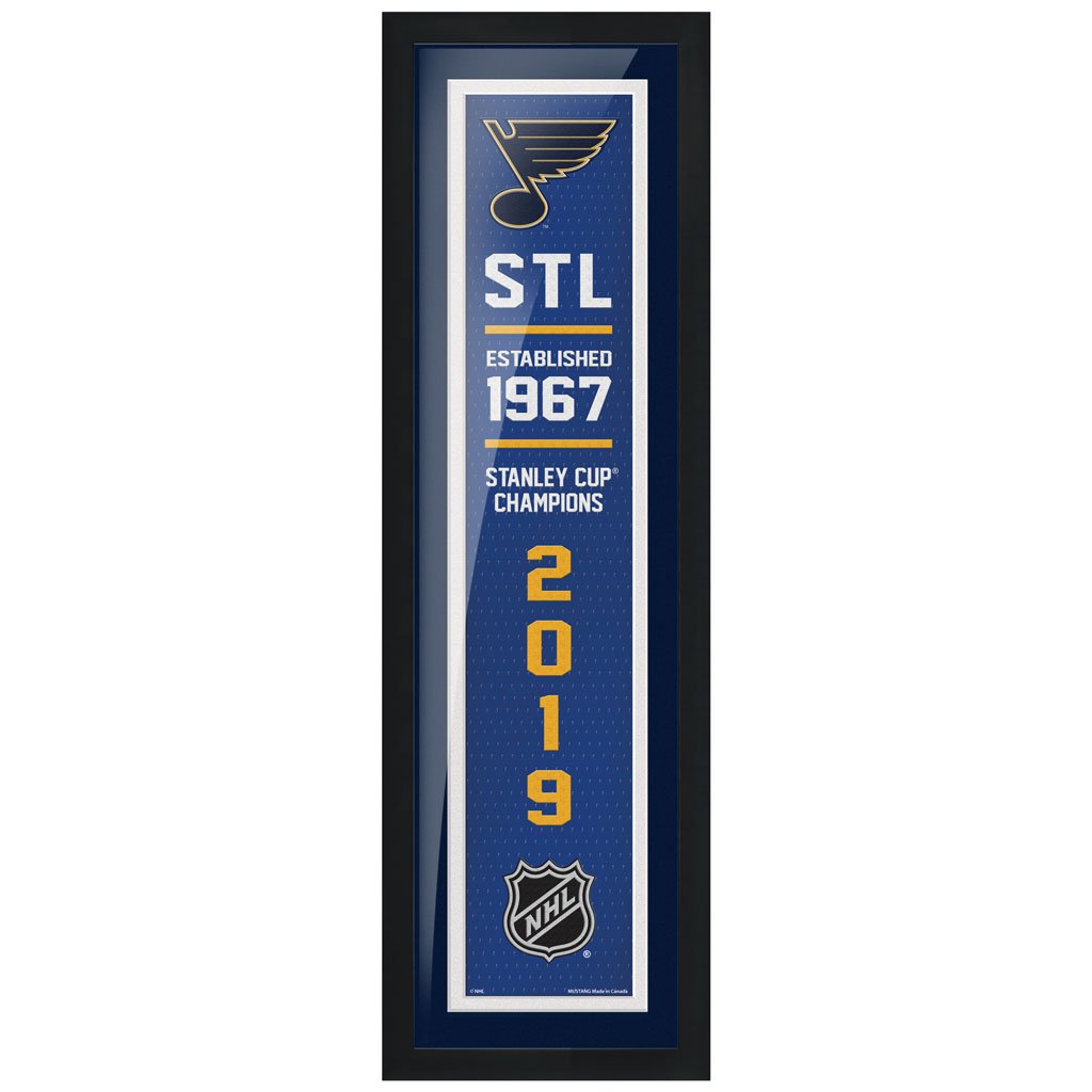 St. Louis Blues 6x22  Empire Framed Sign Wall Decor Sports Decor   