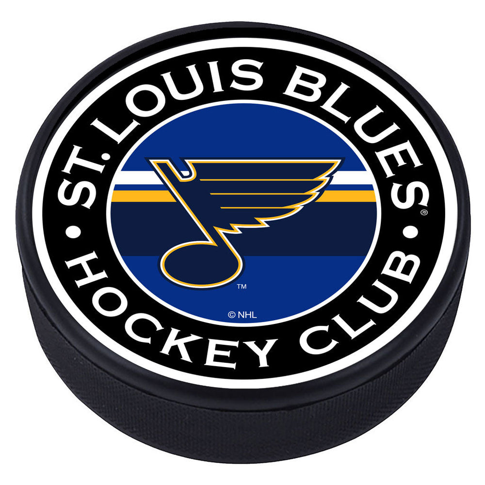 St. Louis Blues Puck - Stripe Design Pucks Sports Decor   