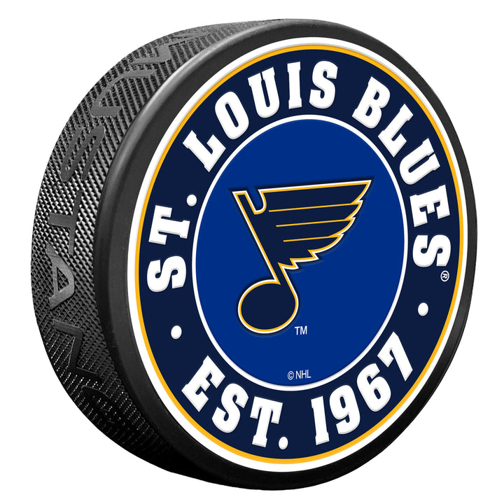 St. Louis Blues Established Textured Puck Pucks Sports Decor   